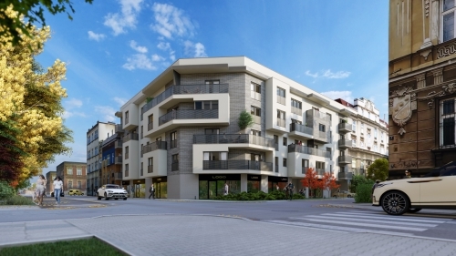 Budynek usługowo-mieszkalny w Bielsku-Białej przy ul. Komorowickiej