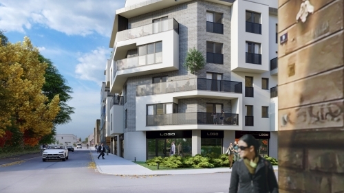 Budynek usługowo-mieszkalny w Bielsku-Białej przy ul. Komorowickiej