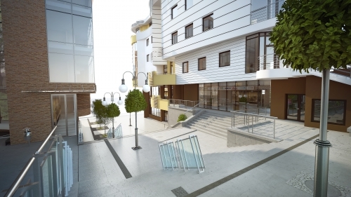 Modernizacja ul. Przechód schodowy w Bielsku-Białej