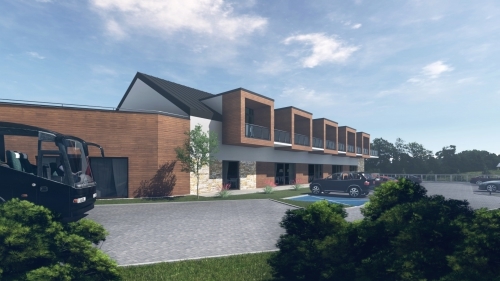 Koncepcja budowy hotelu w Kozach