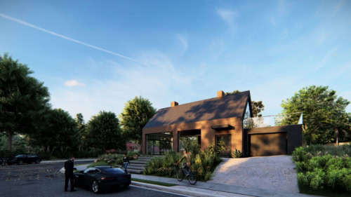 Budynek jednorodzinny w Bielsku-Białej